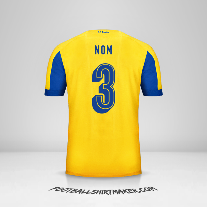Maillot FC Porto UCL 2019/20 Extérieur -  nom - 3