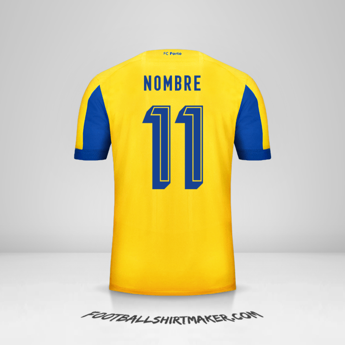 Jersey FC Porto UCL 2019/20 Visita -  nombre - 11