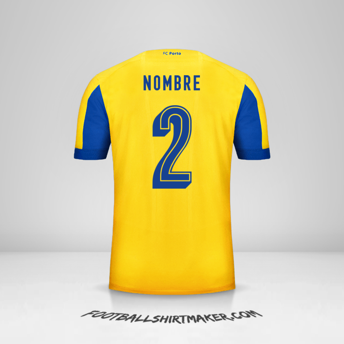 Jersey FC Porto UCL 2019/20 Visita -  nombre - 2