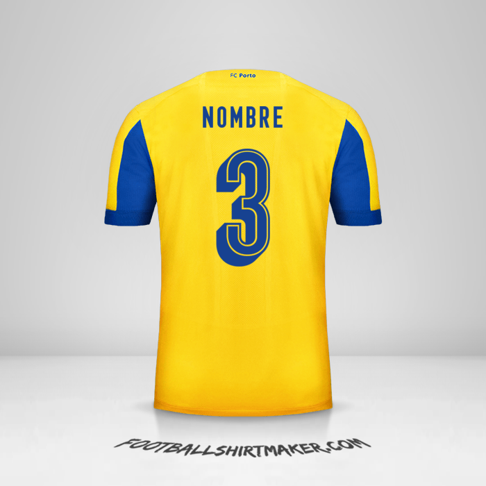 Camiseta FC Porto UCL 2019/20 Visita -  nombre - 3