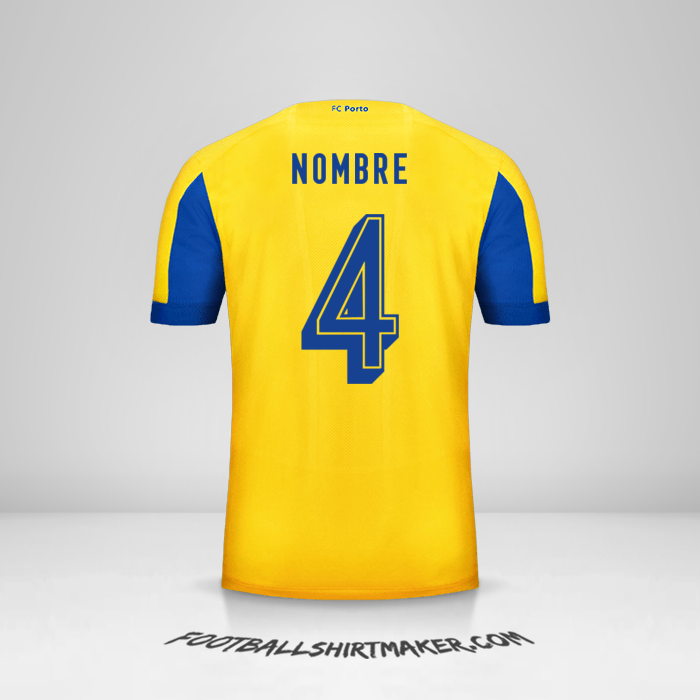 Camiseta FC Porto UCL 2019/20 Visita -  nombre - 4