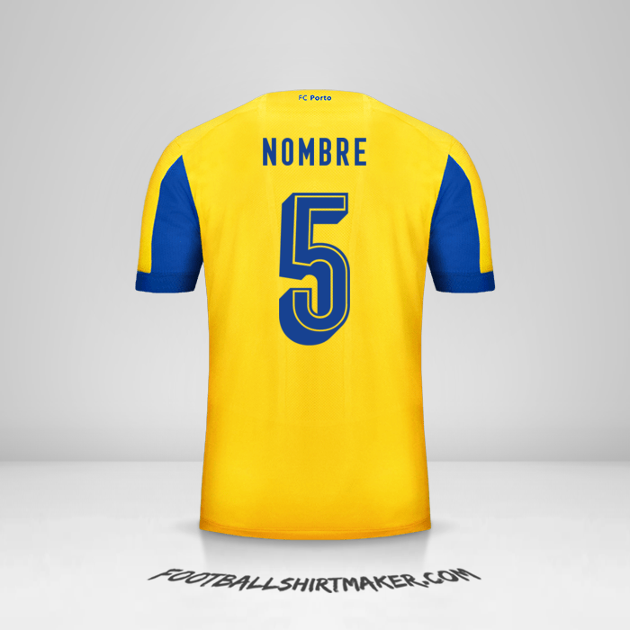 Camiseta FC Porto UCL 2019/20 Visita -  nombre - 5