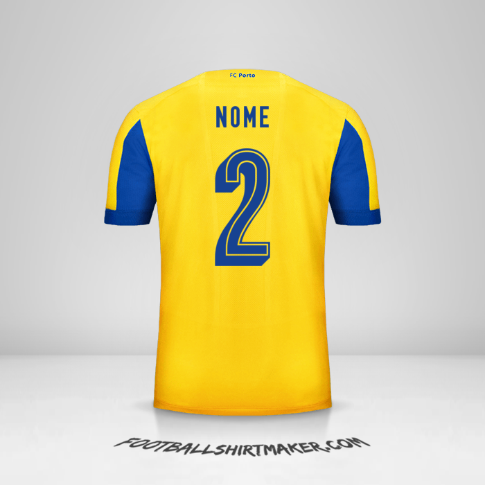 Camisa FC Porto UCL 2019/20 Alternativa -  nome - 2