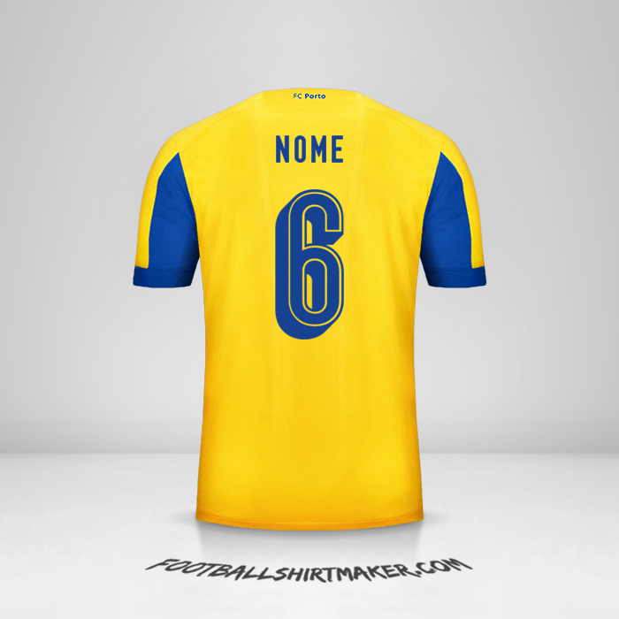 Camisola FC Porto UCL 2019/20 Alternativa -  nome - 6