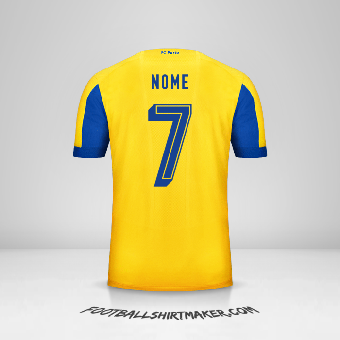 Camisa FC Porto UCL 2019/20 Alternativa -  nome - 7
