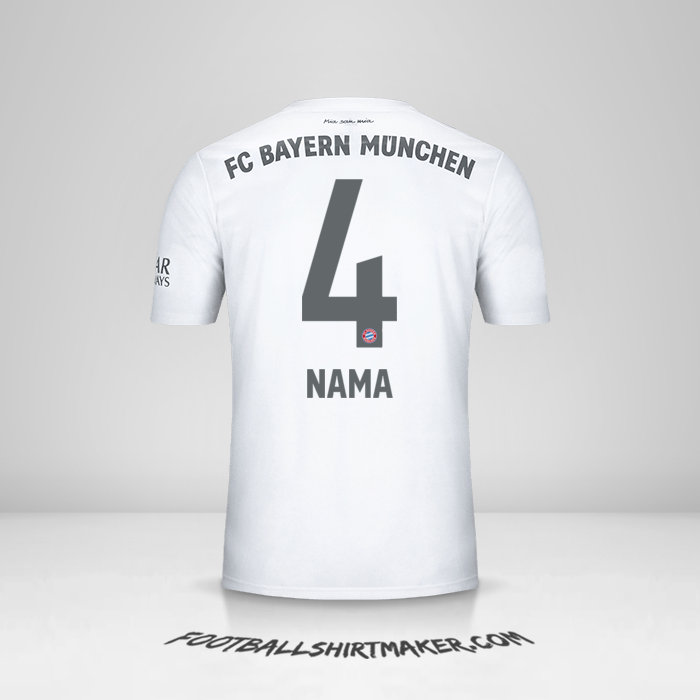 Jersey FC Bayern Munchen 2019/20 Alternatif -  nama - 4