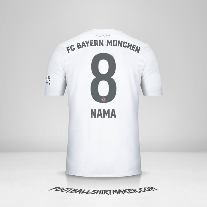 Jersey FC Bayern Munchen 2019/20 Alternatif -  nama - 8