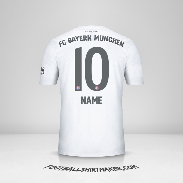 Trikot FC Bayern Munchen 2019/20 Auswärts -  name - 10