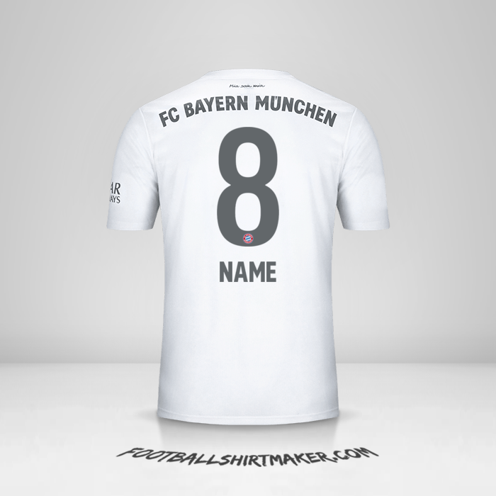 Trikot FC Bayern Munchen 2019/20 Auswärts -  name - 8