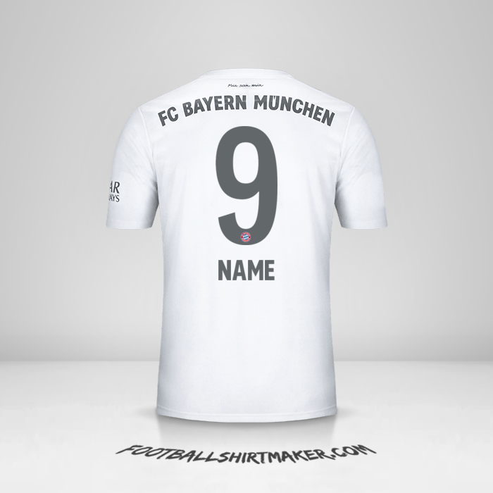 Trikot FC Bayern Munchen 2019/20 Auswärts -  name - 9