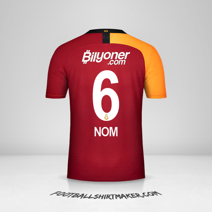Maillot Galatasaray SK 2019/20 -  nom - 6