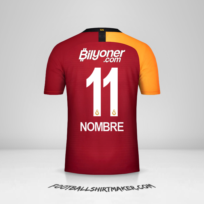 Jersey Galatasaray SK 2019/20 -  nombre - 11