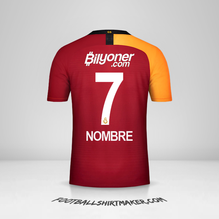 Jersey Galatasaray SK 2019/20 -  nombre - 7