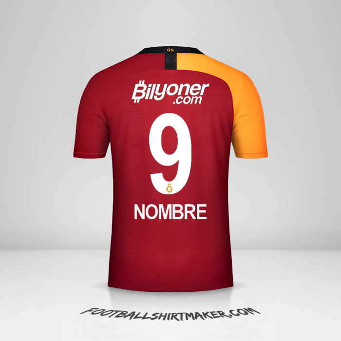 Jersey Galatasaray SK 2019/20 -  nombre - 9