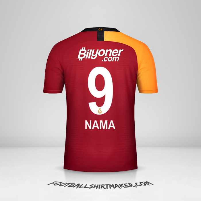 Jersey Galatasaray SK 2019/20 -  nama - 9