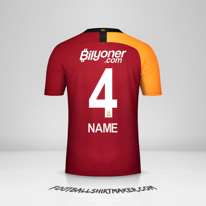 Trikot Galatasaray SK 2019/20 -  name - 4