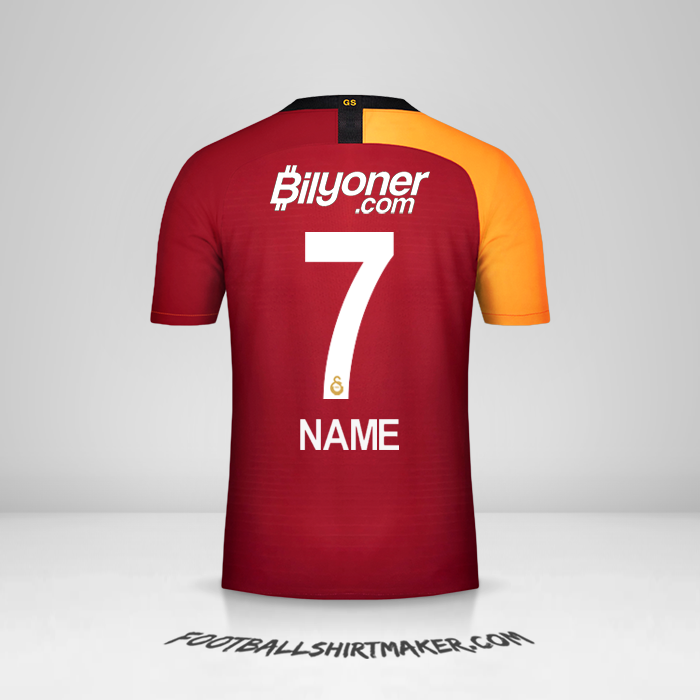 Trikot Galatasaray SK 2019/20 -  name - 7