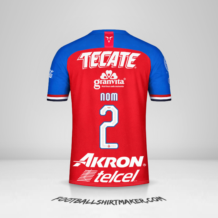 Maillot Guadalajara 2019/20 -  nom - 2