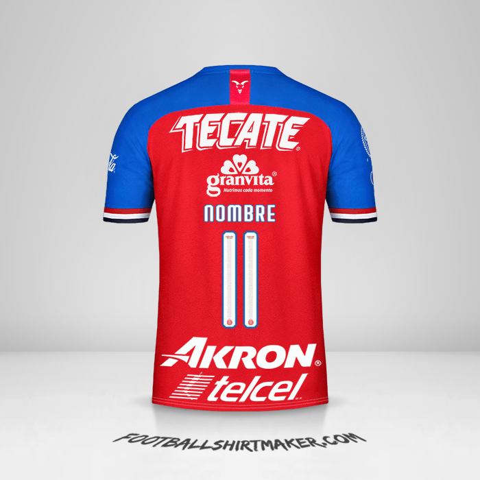 Camiseta Guadalajara 2019/20 -  nombre - 11