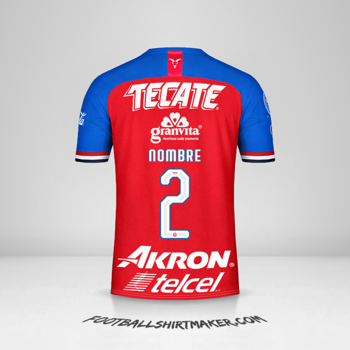 Jersey Guadalajara 2019/20 -  nombre - 2