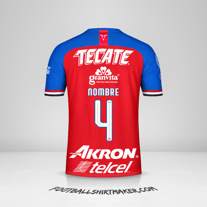 Jersey Guadalajara 2019/20 -  nombre - 4