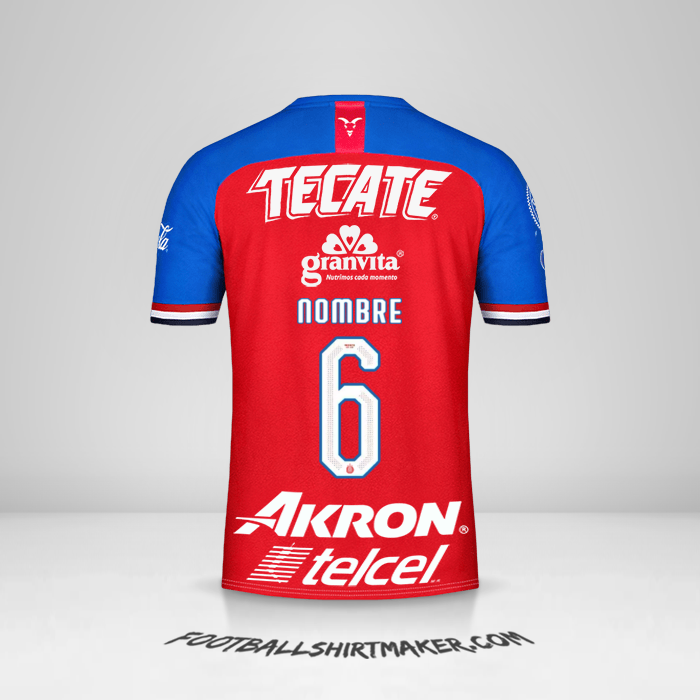 Jersey Guadalajara 2019/20 -  nombre - 6