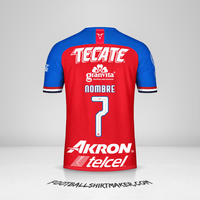 Camiseta Guadalajara 2019/20 -  nombre - 7
