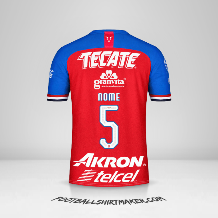 Camisa Guadalajara 2019/20 -  nome - 5