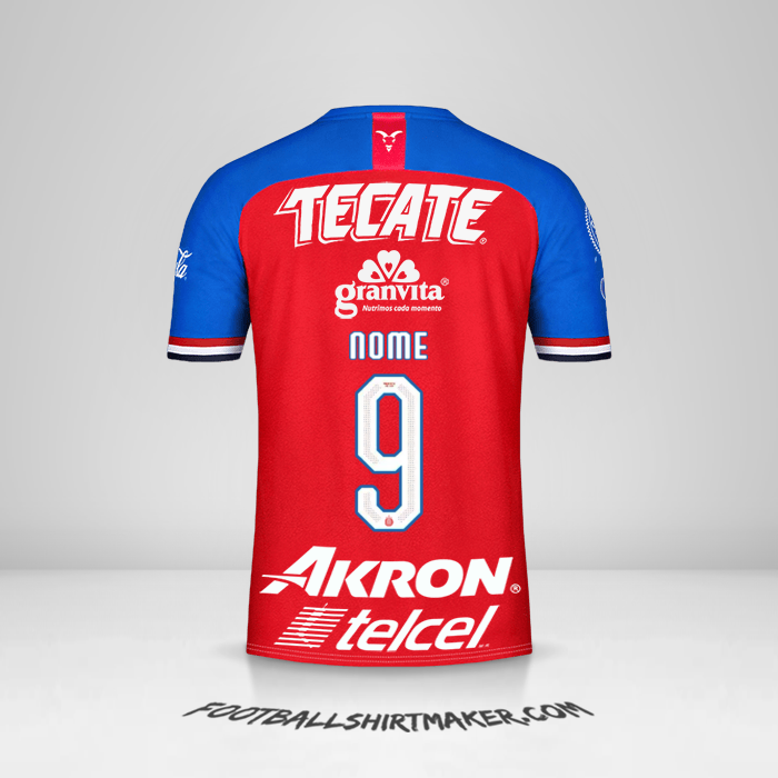 Camisa Guadalajara 2019/20 -  nome - 9