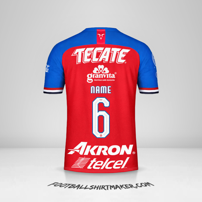 Jersey Guadalajara 2019/20 -  name - 6
