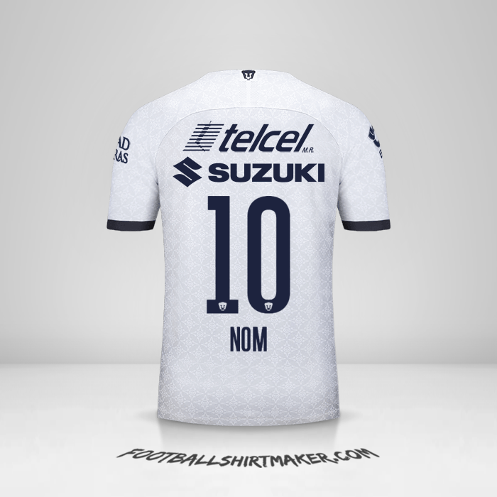 Maillot Pumas UNAM 2019/20 -  nom - 10