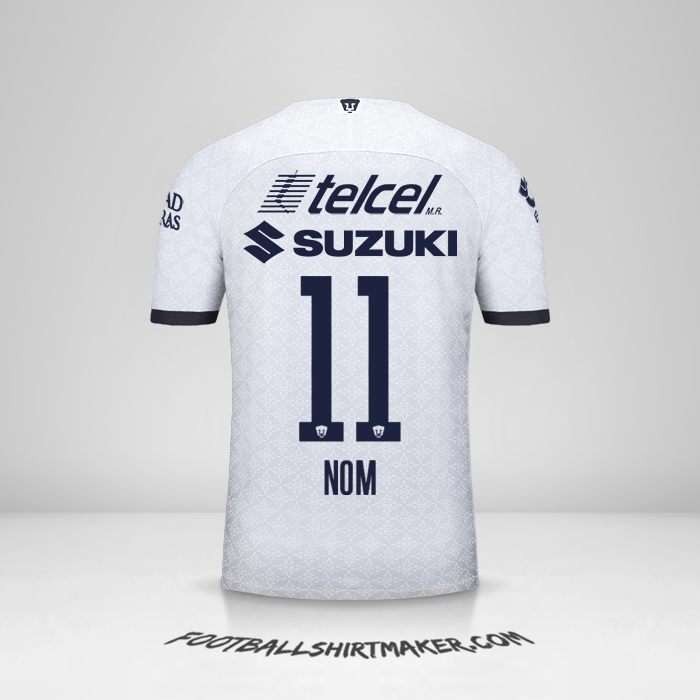 Maillot Pumas UNAM 2019/20 -  nom - 11