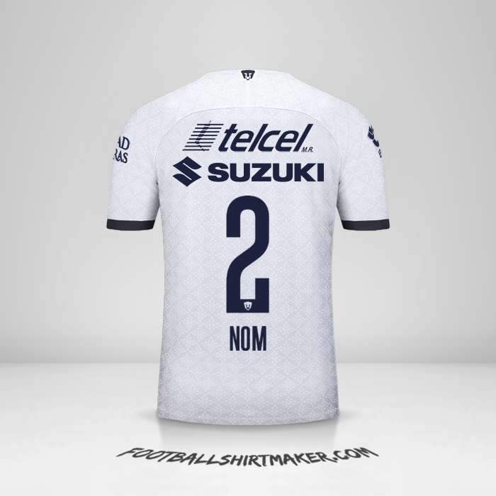 Maillot Pumas UNAM 2019/20 -  nom - 2