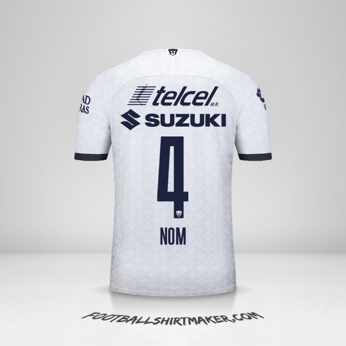 Maillot Pumas UNAM 2019/20 -  nom - 4