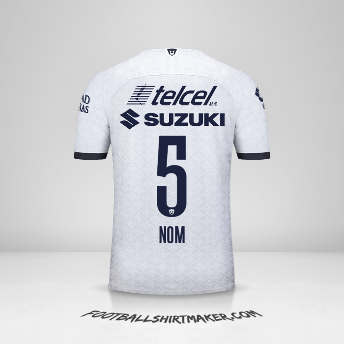 Maillot Pumas UNAM 2019/20 -  nom - 5