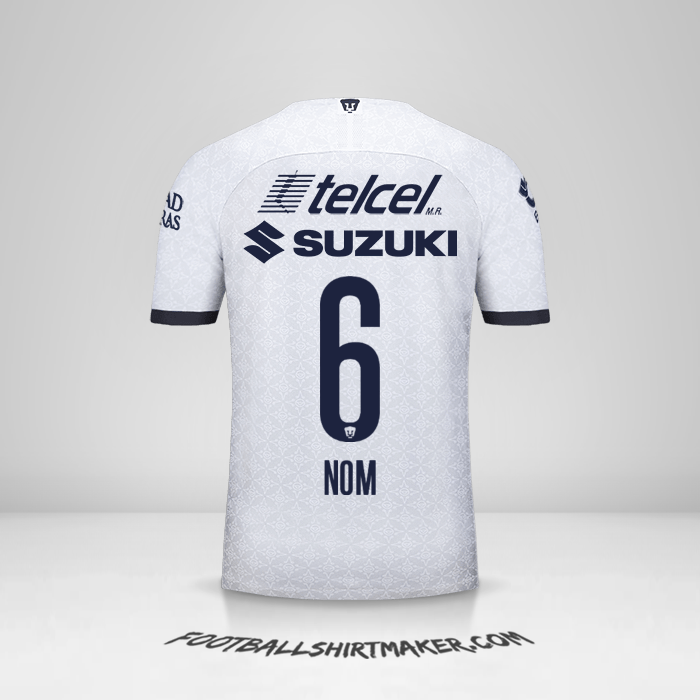 Maillot Pumas UNAM 2019/20 -  nom - 6