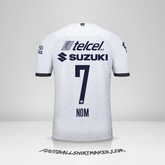 Maillot Pumas UNAM 2019/20 -  nom - 7