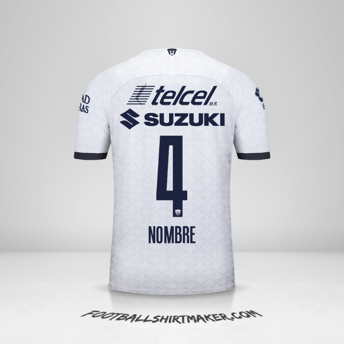 Jersey Pumas UNAM 2019/20 -  nombre - 4
