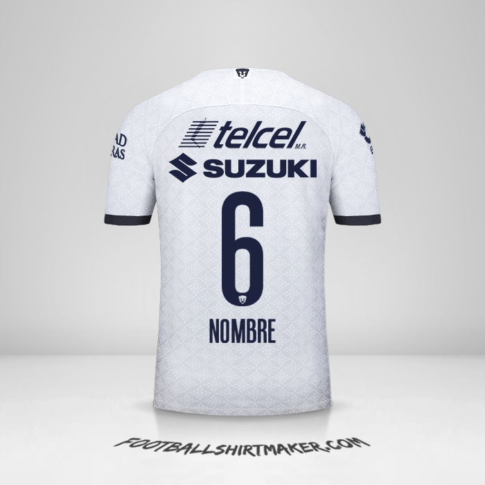 Jersey Pumas UNAM 2019/20 -  nombre - 6