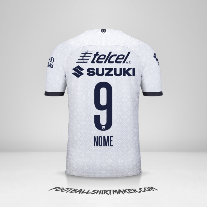 Camisola Pumas UNAM 2019/20 -  nome - 9