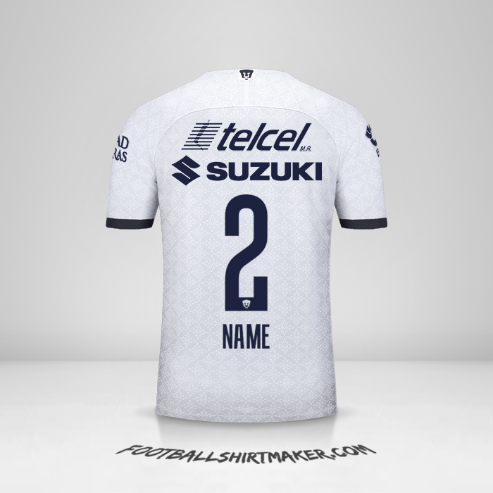 Shirt Pumas UNAM 2019/20 -  name - 2