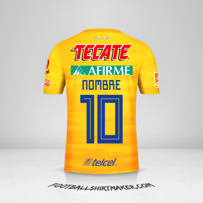 Jersey Tigres UANL 2019/20 -  nombre - 10