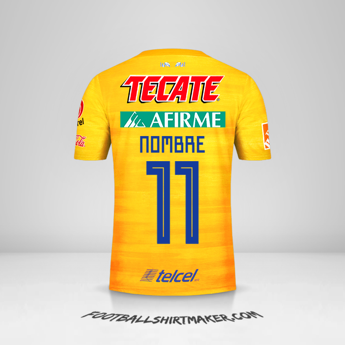 Jersey Tigres UANL 2019/20 -  nombre - 11