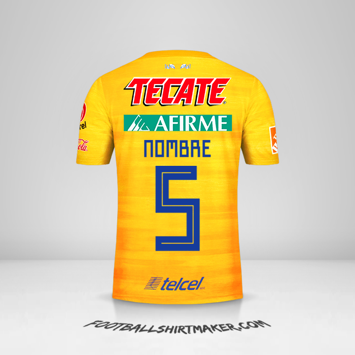 Jersey Tigres UANL 2019/20 -  nombre - 5