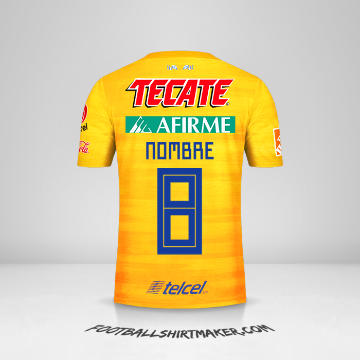 Jersey Tigres UANL 2019/20 -  nombre - 8