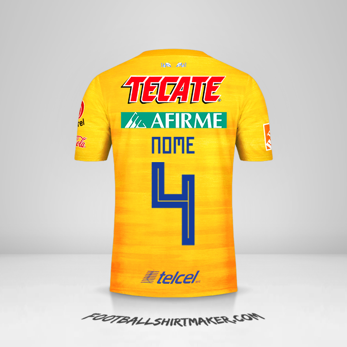 Camisa Tigres UANL 2019/20 -  nome - 4