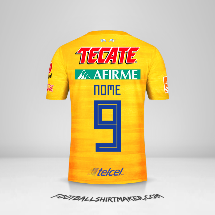 Camisa Tigres UANL 2019/20 -  nome - 9