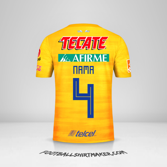 Jersey Tigres UANL 2019/20 -  nama - 4