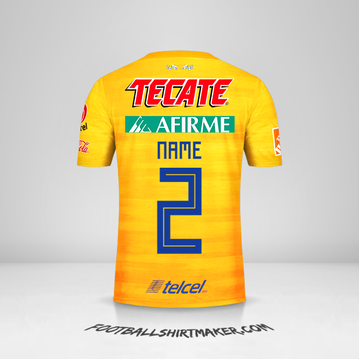 Jersey Tigres UANL 2019/20 -  name - 2