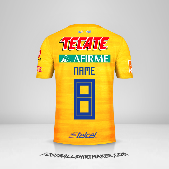 Shirt Tigres UANL 2019/20 -  name - 8